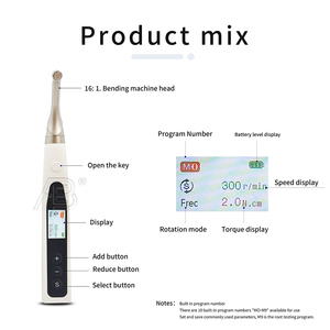 Nha khoa 2 trong 1 không dây endomotor được xây dựng trong đỉnh C không dây endodontic động cơ với 16:1 Contra góc - Product Image 3