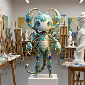 Creación Cultural Inmaterial Cloisonne Constelación Adornos <span class=keywords><strong>Escorpio</strong></span> - Product Image 6