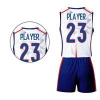 Ensemble d'uniformes de volley-ball professionnels pour hommes, maillot et short personnalisés pour les tournois, les entraînements et les matchs.