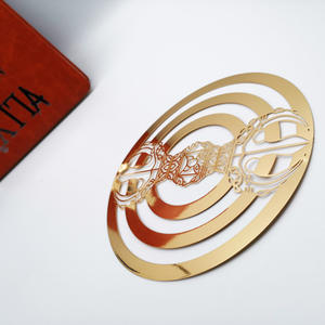 Marcapáginas de <span class=keywords><strong>Metal</strong></span> Personalizados, Marcapáginas de <span class=keywords><strong>Metal</strong></span> Promocionales Baratos, Recuerdo Personalizado, Marcapáginas de Madera con Baño de Latón de Lujo en 3D - Product Image 2