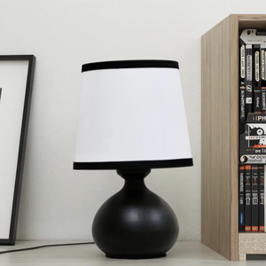 Produsen lampu meja kain kamar tidur Modern Nordic LED siang hari CRI tinggi 90 garansi 2 tahun lampu malam Desktop lintas batas - Product Image 5