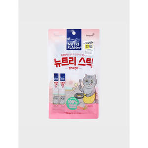 Dongwon Nuriplan Nootstick Treats para mascotas 14G 5 Pack Atún y salmón Suplemento alimenticio nutritivo para mascotas - Product Image 1