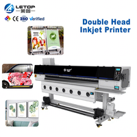 Impresora de inyección de tinta LETOP XP600 de 1.6M y 1.8M (10 pies) para plotter de impresión, máquina de impresión de 10 pies y 6 pies con tinta eco-solvente