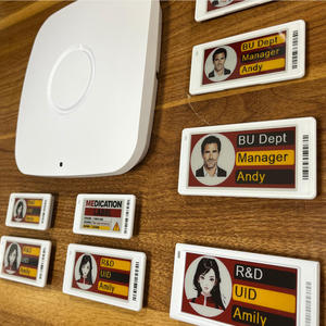 New Arrival Ble Epaper Meeting <b>Sign</b> Esl Epd E Ink Display Smart Office Nfc <b>Electronic</b> Labels Name Card E Ink Digital Nameplates - Product Image 2