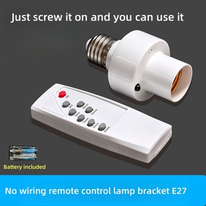 E27 điều khiển từ xa Đèn adapter có thể thiết lập các bộ đếm thời gian để tắt đèn chủ - Product Image 4
