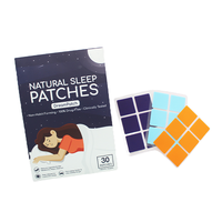 Mélatonine Bonne nuit Patchs de calme Toutes les vitamines naturelles Patch de sommeil profond, Patch de soutien du sommeil à action rapide et durable