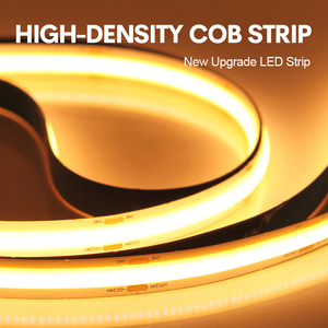 ไฟแถบ LED RGBW 12V 24V CRI 80 90 95 แสงสีขาวอบอุ่น 5 เมตร DC ไม่กันน้ำ IP20 ไฟแถบ LED แบบยืดหยุ่น COB - Product Image 5