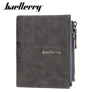 Baellerry Men's Short <b>Wallet</b> Pu Leather Multi Card Slot Vertical Zipper Credit Card <b>Holder</b> Everyday Use - Product Image 5