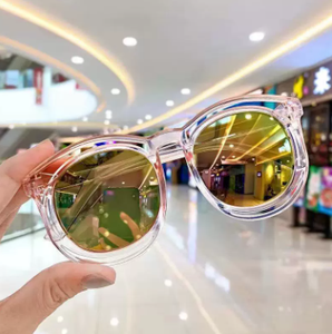 Gafas de Sol Resistentes a los Rayos UV de Estilo Japonés y Coreano para Niños, Lindos Estilos para Bebés, Niños y Niñas, Gafas Modernas para Fotos - Product Image 5