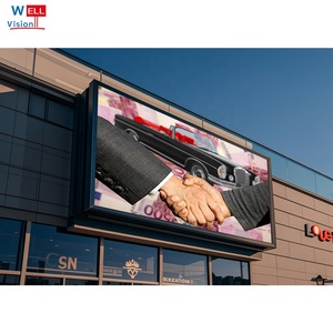 Alta luminosità 6000 costruzione di Nit parete programmabile P6 Nationstar luce per esterni facciata grande pubblicità Led Banner Display - Product Image 1