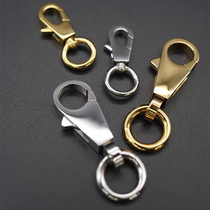 Gancho de cadena de acero de titanio de alta calidad, accesorio universal giratorio para equipaje, hebilla para perros, llavero para coche, accesorio de gancho para mascotas. - Product Image 1