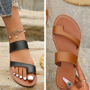 Chaussures pour femmes, pantoufles, <span class=keywords><strong>sandales</strong></span> plates, <span class=keywords><strong>sandales</strong></span> de plage douces et confortables, <span class=keywords><strong>sandales</strong></span> à bout ouvert pour femmes et dames - Product Image 6
