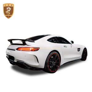 Kit carrosserie en fibre de verre de haute qualité style <span class=keywords><strong>GTR</strong></span> pour Mercedes Benz AMG GT : pare-chocs avant et arrière, ailes, jupes latérales, pièces de spoiler arrière - Product Image 4