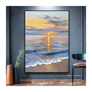 Venta al por mayor dropshipping 100% pintado a mano decoración del hogar arte lienzo pintura arte abstracto pintura lienzo pintura al óleo - Product Image 1
