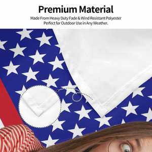 ธงโพลีเอสเตอร์ขนาดใหญ่สั่งทำได้ พิมพ์สองด้าน สำหรับโฆษณาและส่งเสริมการขาย ราคาพิเศษ - Product Image 4