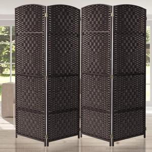 สีดำกลางแจ้งในร่มพับ6แผงที่ถอดออกได้ Divider - Product Image 3