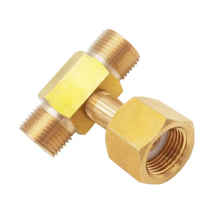 High Quality W21.8-14 DIN477 CO2 Tank Bottle Three-Way High-Pressure Adapter for Aquarium CO2 Refill <b>Pneumatic</b> <b>Tools</b> - Product Image 5