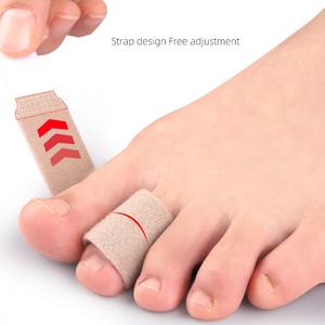 Pemisah jari kaki dapat diatur perban bengkok tumpang tindih korektor JARI KAKI olahraga keselamatan jari mendukung tali pemisah jari kaki - Product Image 4