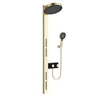 Conjunto de Ducha para Baño, Panel de Ducha Impermeable para Hotel, Instalación Montada en la Pared, Sistema de Columna de Ducha de Lujo con Mezclador