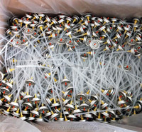 Vanne aérosol en fer blanc anti-fuite avec finition laquée en forme de cylindre pour bidons industriels