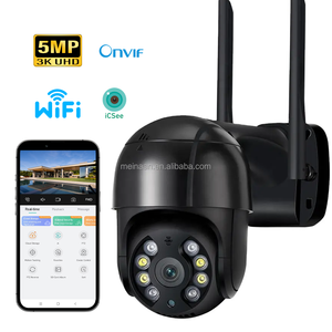 Großhandel 2-Wege-Audio 2.5K WiFi PTZ-Außen kamera ICSee 5MP Wireless WiFi Security CCTV IP-Netzwerk kamera - Product Image 1
