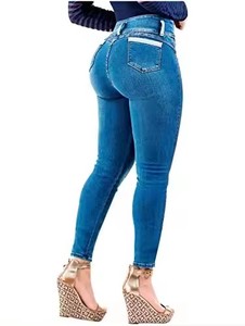 Womens, Skinny Denim Stretchy Cheville Jeggings Butt Lifting Pantalon avec Poches - Product Image 4