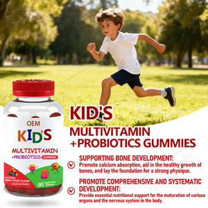 Fabricant chinois de gommes multivitaminées végétaliennes pour enfants, tailles personnalisées, avec probiotiques pour l'immunité et les articulations - Product Image 3