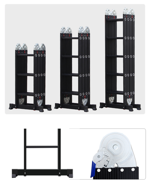 Step Ladder with Wheels Outdoor Gym Overhead Ladder Reinforcement Concrete Two Wire Ladder