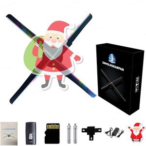 Innovación Tecnológica, Pantalla Publicitaria de Hologramas 3D de 20.5 Pulgadas y 552 LED, Proyector de Hologramas, Ventilador de Hologramas 3D para Exposiciones y Navidad - Product Image 3
