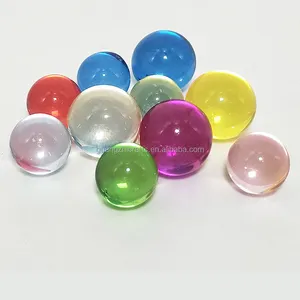透明透明彩色亚克力实心球亚克力实心塑料球圣诞装饰