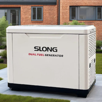SLONG BRAND OEM Leiser Tragbarer 20KW 110/220/230V Erdgas-Notstromgenerator mit Autostart für Privathaushalte