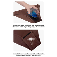 Culottes menstruelles lavables en coton et nylon biodégradable pour femmes, grandes tailles, sous-vêtements OEM