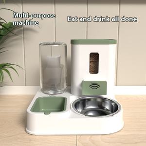 Garrafa Automática de Água e Ração para Cães Ecológica IPX5 à Prova d'Água Alimentador Automático de Gravidade em Material Plástico para Animais de Estimação Pequenos e Médios - Product Image 5