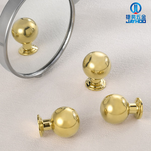 JAYHOO French Style Brass Door Handles Bar Shape Wardrobe Drawer Hardware Bright Golden Modular Installation - Product Image 4