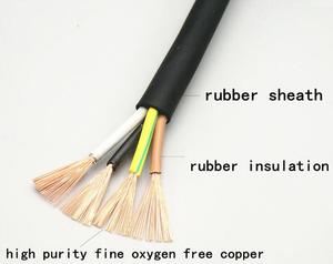YC/YZ cavi di alimentazione in gomma flessibili 2.5mm ² 4mm ² 6mm ² di alta qualità <span class=keywords><strong>3</strong></span> 4 <span class=keywords><strong>5</strong></span> core con filamento nominale 600V per applicazioni di potenza - Product Image 2