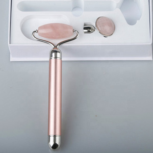 De Beauté <span class=keywords><strong>Masseur</strong></span> Facial Vibrant Rouleau De Beauté <span class=keywords><strong>Masseur</strong></span> Visage Contour Rouleau De <span class=keywords><strong>Jade</strong></span> pour Utilisation Du Visage - Product Image 2