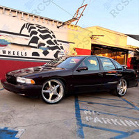 Jantes RCSR 2 pièces Deep Dish 22 24 26 28 forgées 6x139.7 pour Chevrolet 6 trous, Volkswagen Beetle, BMW 600