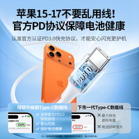 Cable de Carga Tipo-C a Tipo-C para iPhone 17/16/15 Pro Max y iPad - Carga Rápida PD60W 3A, Material PVC
