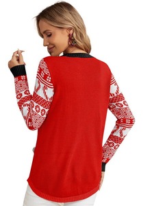 <span class=keywords><strong>Pull</strong></span> jacquard d'hiver et d'automne transfrontalier, nouveau <span class=keywords><strong>pull</strong></span> <span class=keywords><strong>de</strong></span> Noël, broderie <span class=keywords><strong>de</strong></span> <span class=keywords><strong>chat</strong></span> <span class=keywords><strong>de</strong></span> dessin animé - Product Image 3