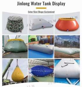 Renforcé 900gsm de <span class=keywords><strong>1000L</strong></span> à 50000L PVC hermétique étanche bâche pvc tissus réservoir de vessie d'eau/pétrolier - Product Image 5