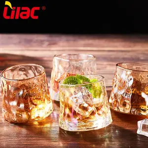 Lilas BSCI SGS LFGB fabricants de verrerie filature cristal verre tasse vin whisky verre whisky verre tasse