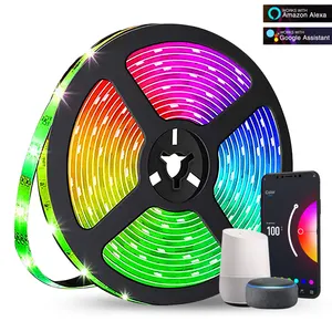Bande Lumineuse LED Flexible Ruban Diode Pour Festival BedroomTV Bureau Décoration App Contrôle