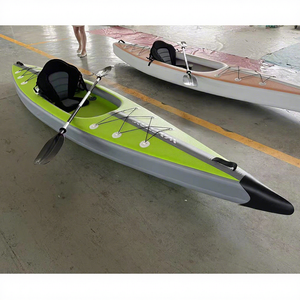 High Quality New Inflatable Drop Stitch Fishing Surfing Canoe Rowing Boat Inflatable <b>Kayak</b> for Adult - Product Image 1