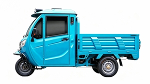 โรงงานจีนขายส่งรถสามล้อไฟฟ้า 60V 1000w กำลังสูง ตัวถังปิด สำหรับใช้ในฟาร์ม ฯลฯ การขนส่ง H - Product Image 2