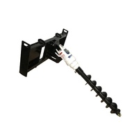 Hydraulische Aarde Boor Boom Plant Grondboor Quick Attach Naar Mini Schranklader Apparatuur Graven Gat Machine