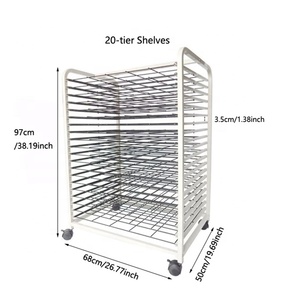 HUAXINDA Art Séchoir à peinture Stockage Pile Rack Présentoir Catégorie de produits - Product Image 2