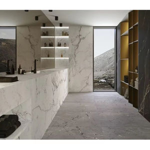 CBMmart personalizado más vendido mármol italiano marrón <span class=keywords><strong>Calino</strong></span> losa de mármol para sala de estar dormitorio piso aplicación piedra mármol - Product Image 1