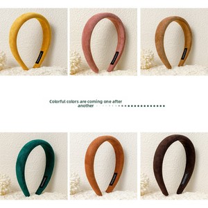 <span class=keywords><strong>Diadema</strong></span> coreana Dongdaemun de esponja marrón color té con leche, <span class=keywords><strong>diadema</strong></span> <span class=keywords><strong>azul</strong></span> <span class=keywords><strong>Klein</strong></span>, pinza para el pelo de gamuza estilo Instagram, dulce y popular en internet - Product Image 2