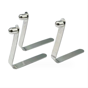 ステンレス鋼スプリングボタンクリッププッシュボタンクリップ、カヤックパドルキャンプテントポール用チューブロッキングピンクリップ - Product Image 5