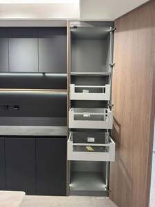 Dining Room Sideboard with Drawers and Cabinets Wooden <b>Buffet</b> Cabinet for Kitchen Pantry and Living Room <b>Furniture</b> - Product Image 2